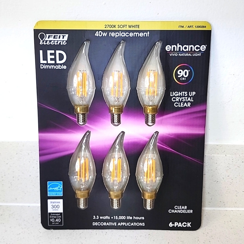 Feit LED Dimmable 6 pack New in the package.